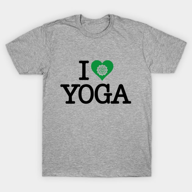 I Heart Chakra Yoga T-Shirt by Nirvanax Studio